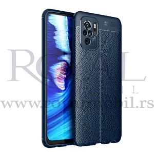 Silikonska futrola IMITACIJA KOZE No4 za Samsung A526 Galaxy A52 5G teget