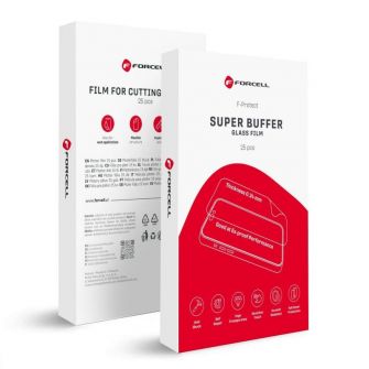 Folija za secenje za ploter Forcell F-Protect Super Buffer (Anti-Shock, Auto Repair) 0.24 mm 196 x 125 mm 25 kom providna