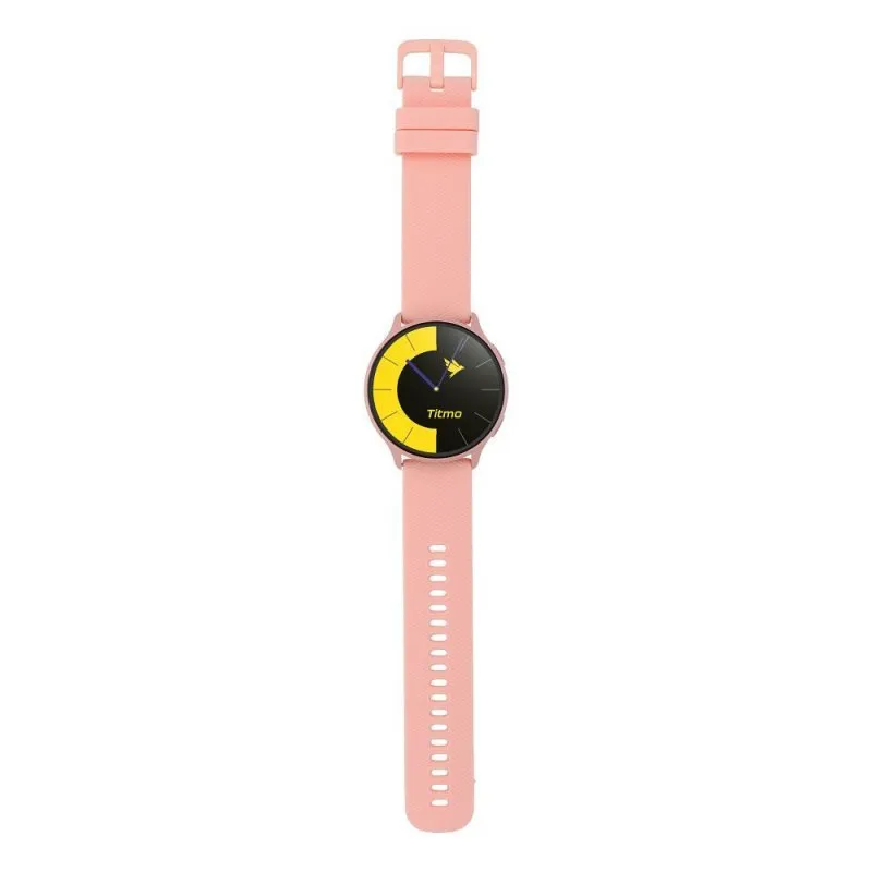Pametni sat TITMO O-200 (GPS, AMOLED, bluetooth pozivi, silikonska narukvica) roze