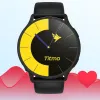 Pametni sat TITMO O-200 (GPS, AMOLED, bluetooth pozivi, silikonska narukvica) crni