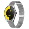 Pametni sat TITMO O-170 (AMOLED, bluetooth pozivi, stainless steel silver mesh narukvica) srebrni