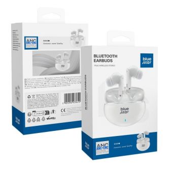 Bezicne slusalice BLUE STAR ZEN ANC + ENC TX5 TWS bele