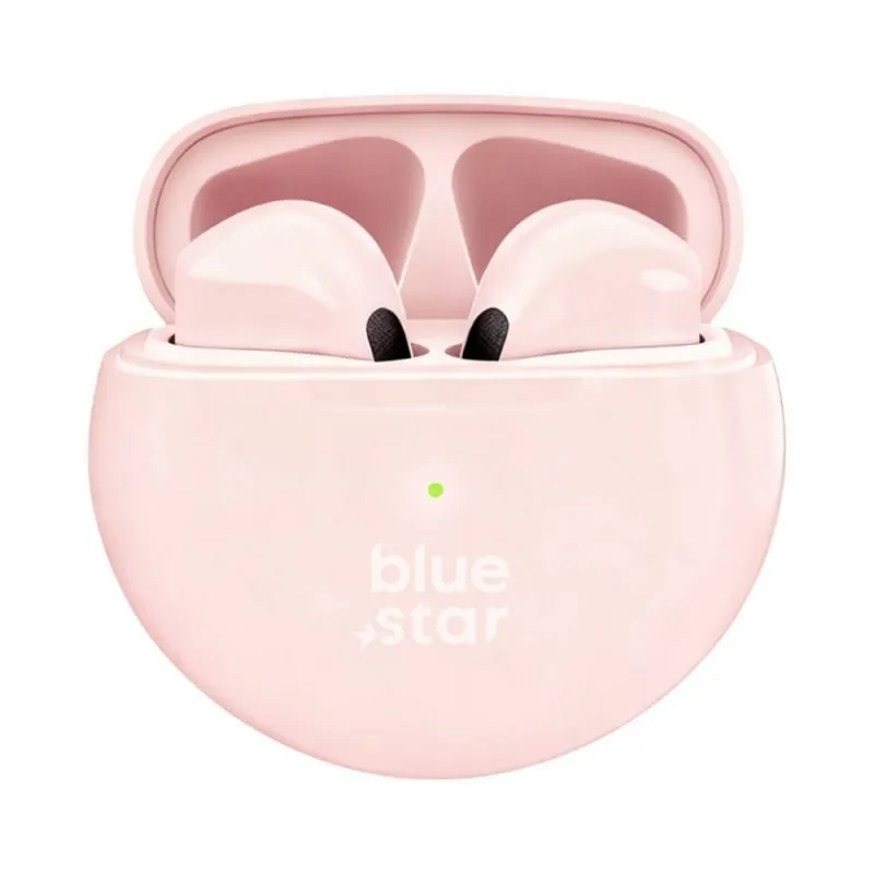 Bezicne slusalice BLUE STAR Circle Beat TX3 TWS roze