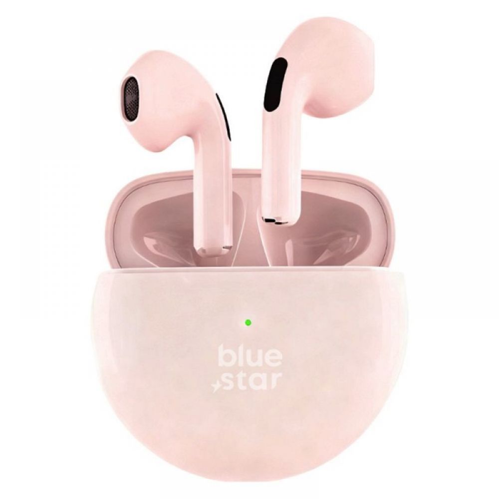 Bezicne slusalice BLUE STAR Circle Beat TX3 TWS roze