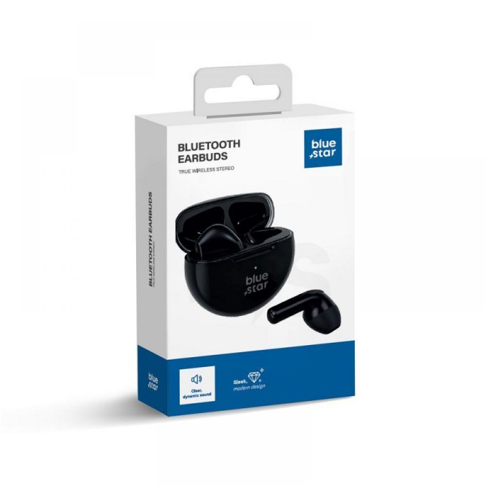 Bezicne slusalice BLUE STAR Circle Beat TX3 TWS crne