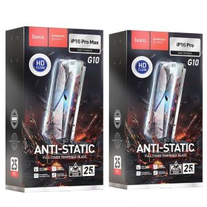Zastitno staklo HOCO Anti-static set 25in1 za iPhone 16 PRO MAX / 17 PRO MAX (25 kom)