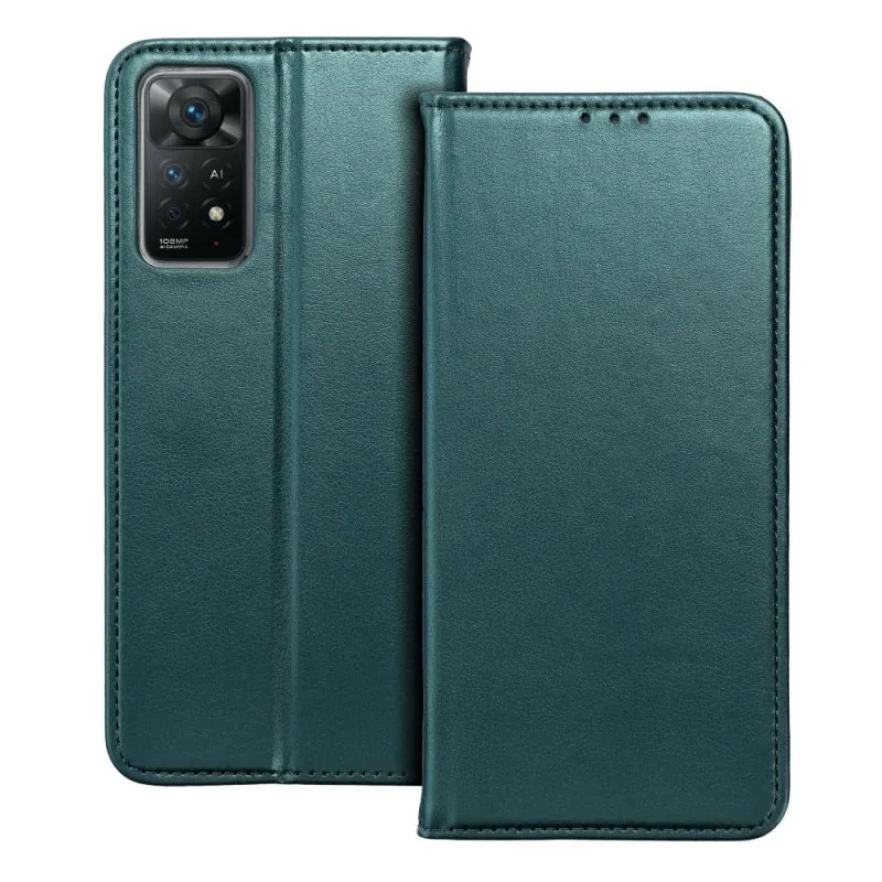 Futrola flip SMART MAGNETO BOOK za Xiaomi Redmi Note 15 Pro Plus 5G tamno zelena