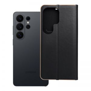 Futrola LUNA BOOK GOLD za Samsung S26 Ultra crna
