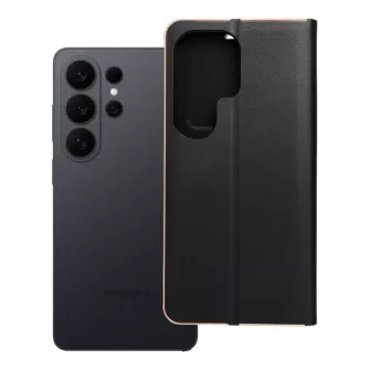 Futrola LUNA BOOK GOLD za Samsung S26 Ultra crna