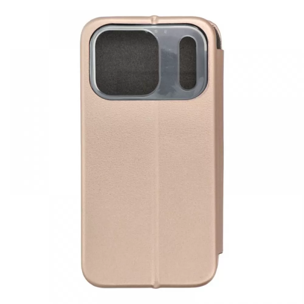 Futrola flip cover GALIO (forcell elegance) za iPhone 17 Pro zlatna
