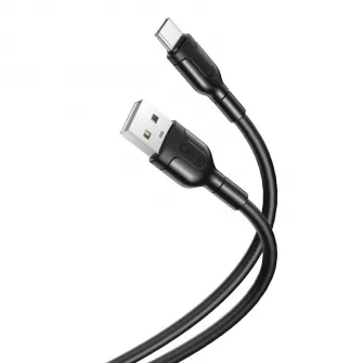 XO kabl NB212 USB A - Type-C 1,0 m 2,1A crni