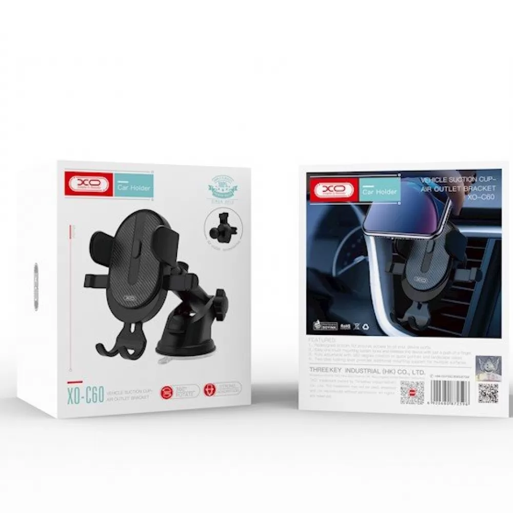 XO auto drzac C60 crni set