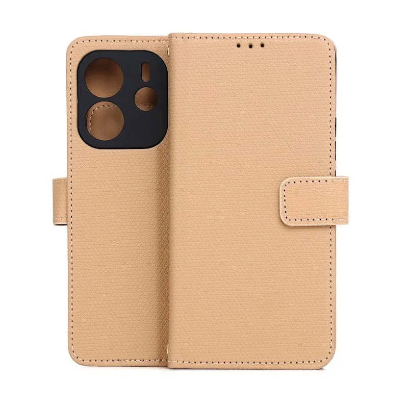 Futrola SMART TRIANGLE za Xiaomi Redmi 14C 4G / 14C 5G / Redmi A4 / POCO C75 braon