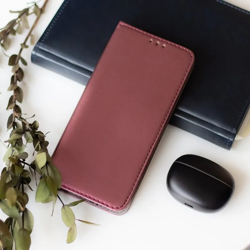 Futrola flip SMART MAGNETO BOOK (Magnetic case) za Motorola Edge 70 bordo