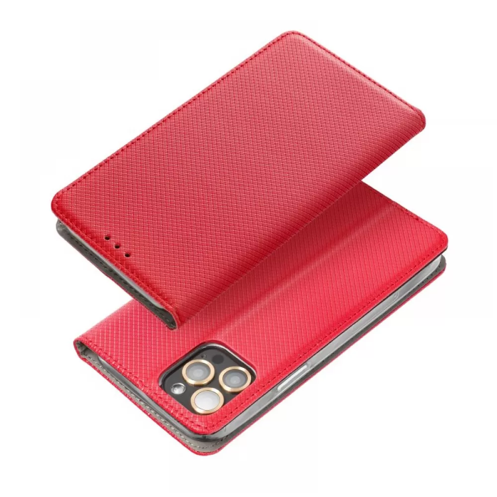 Futrola flip SMART CASE BOOK (Smart Magnet case) za Honor X5c Plus crvena