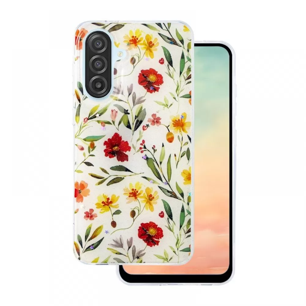 Futrola Glow Glam za Samsung Galaxy A17 4G / A17 5G bela