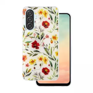 Futrola Glow Glam za Samsung Galaxy A17 4G / A17 5G bela