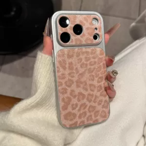 Futrola Leopard Glam za iPhone 17 Pro Max roze