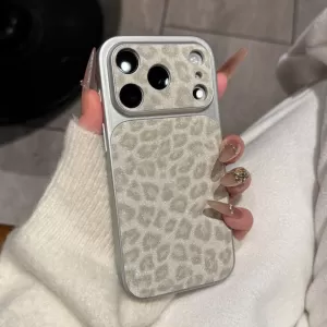 Futrola Leopard Glam za iPhone 17 Pro Max zlatna