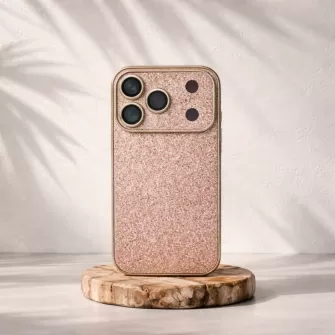 Futrola Glossy Glitter Case za iPhone 17 Pro Max zlatna