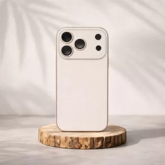 Futrola Glossy Glitter Case za iPhone 17 Pro bela