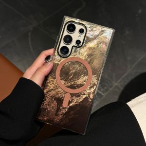 Futrola Cristal Aurora MagSafe za Samsung Galaxy S26 Ultra braon