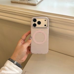 Futrola Magsafe Lines za iPhone 17 Pro roze