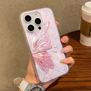 Futrola Pink Butterfly za iPhone 17
