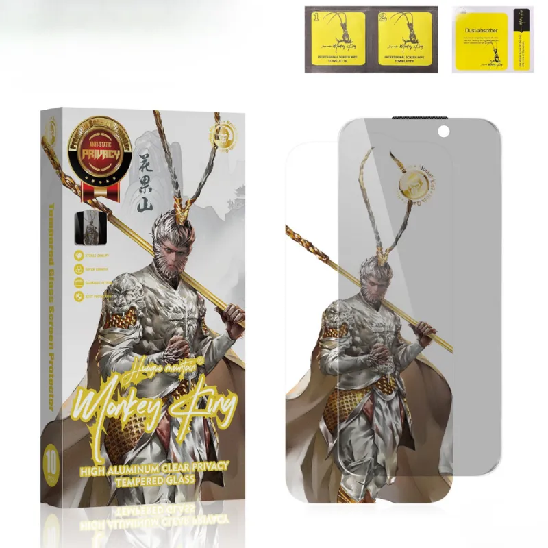 Zastitno staklo Monkey King Borderless PRIVACY za iPhone 15 Pro Max