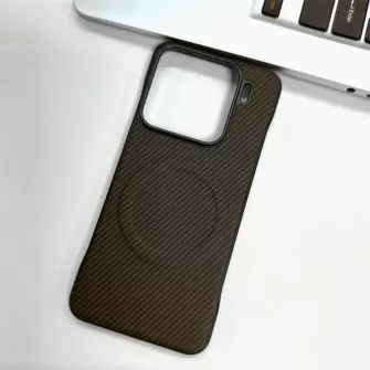 Futrola Carbon Man Mag za Samsung Galaxy S25 Ultra braon