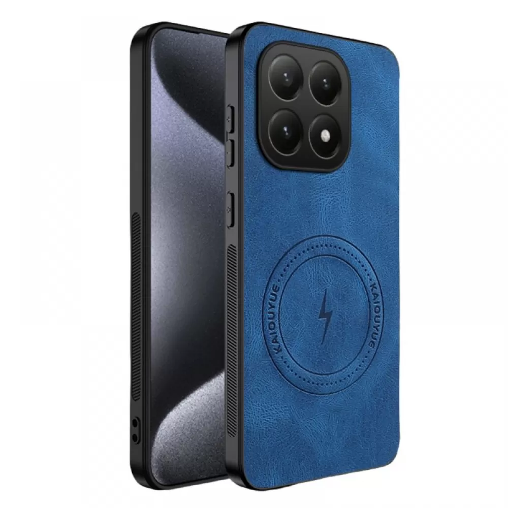 Futrola Leather Man Magsafe za Honor X7d teget