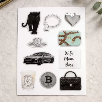 3D Stikeri Lux Trend No20