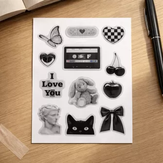 3D Stikeri Lux Trend No25