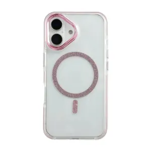 Futrola Transparent Color za iPhone 17 Pro roze
