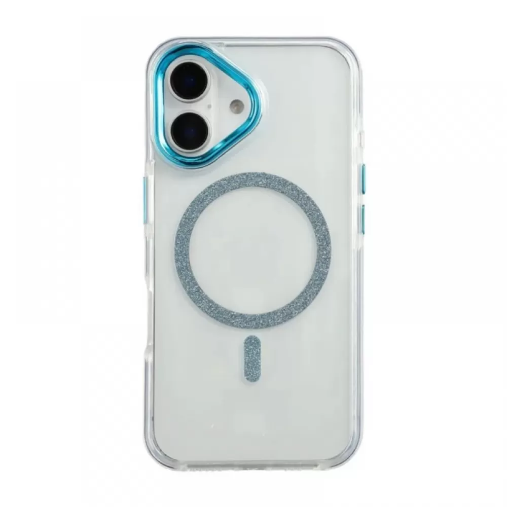 Futrola Transparent Color za iPhone 17 Pro Max plava