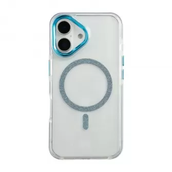 Futrola Transparent Color za iPhone 17 Pro Max plava