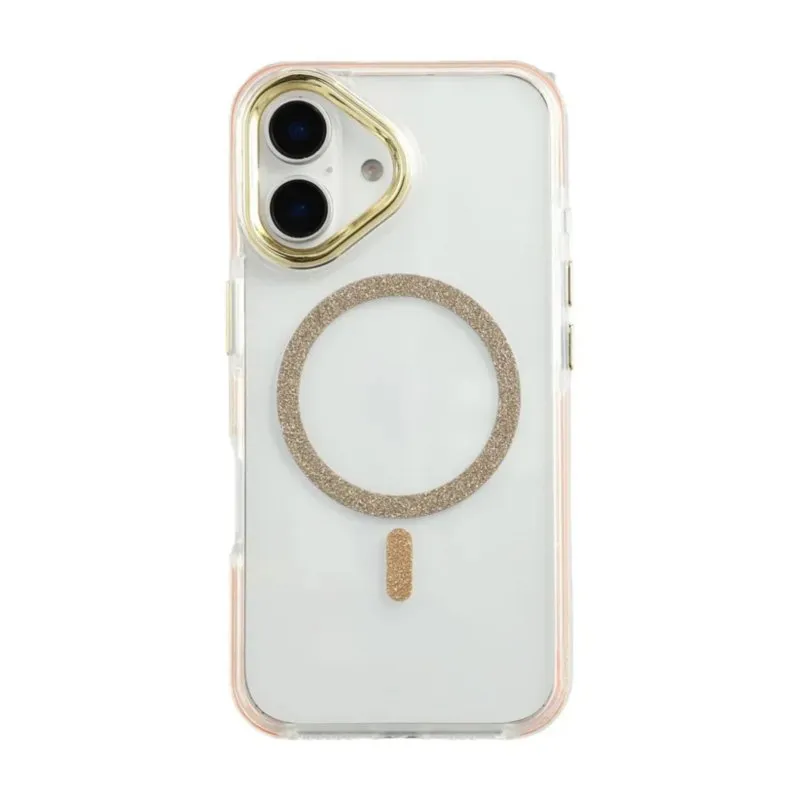 Futrola Transparent Color za iPhone 17 Pro Max / iPhone 18 Pro Max zlatna