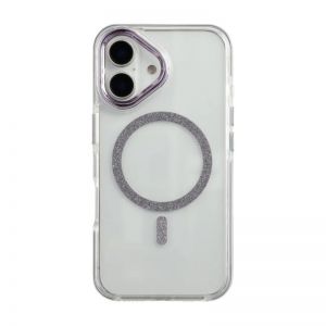 Futrola Transparent Color za iPhone 17 Pro Max lila