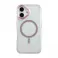 Futrola Transparent Color za iPhone 17 roze