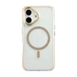 Futrola Transparent Color za iPhone 17 zlatna