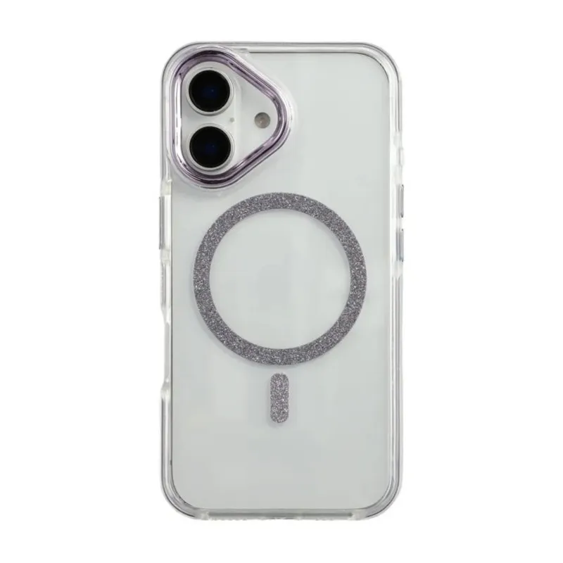 Futrola Transparent Color za iPhone 17 lila