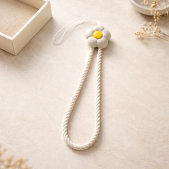 Privezak X-Cell flower bela