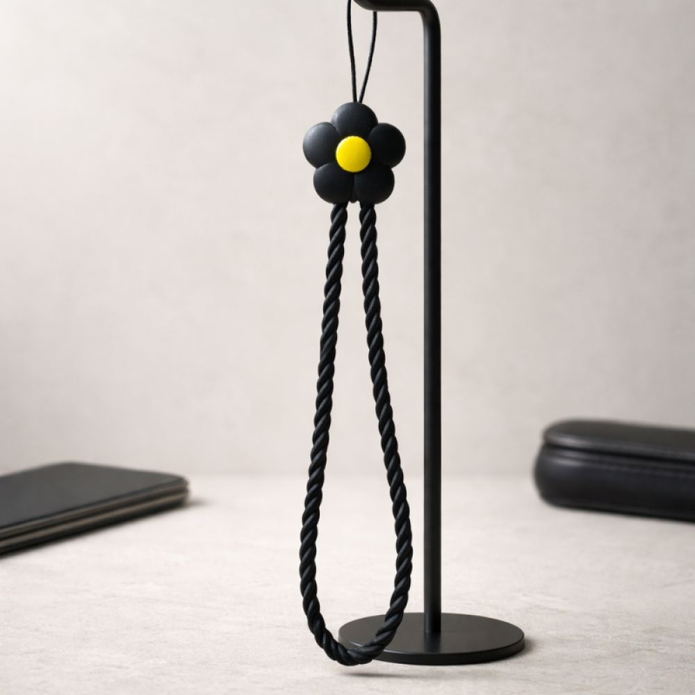 Privezak X-Cell flower crna