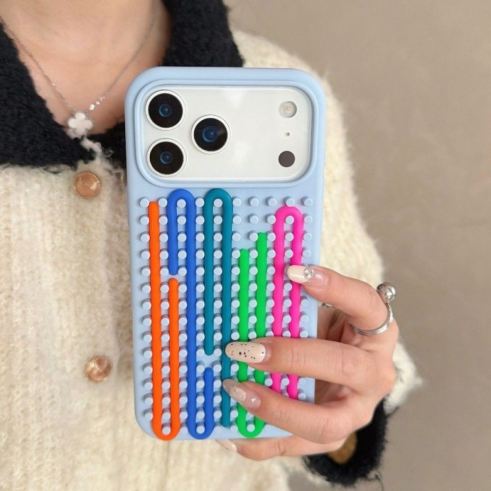 Futrola Color anti-slip za iPhone 17 Pro Max plava