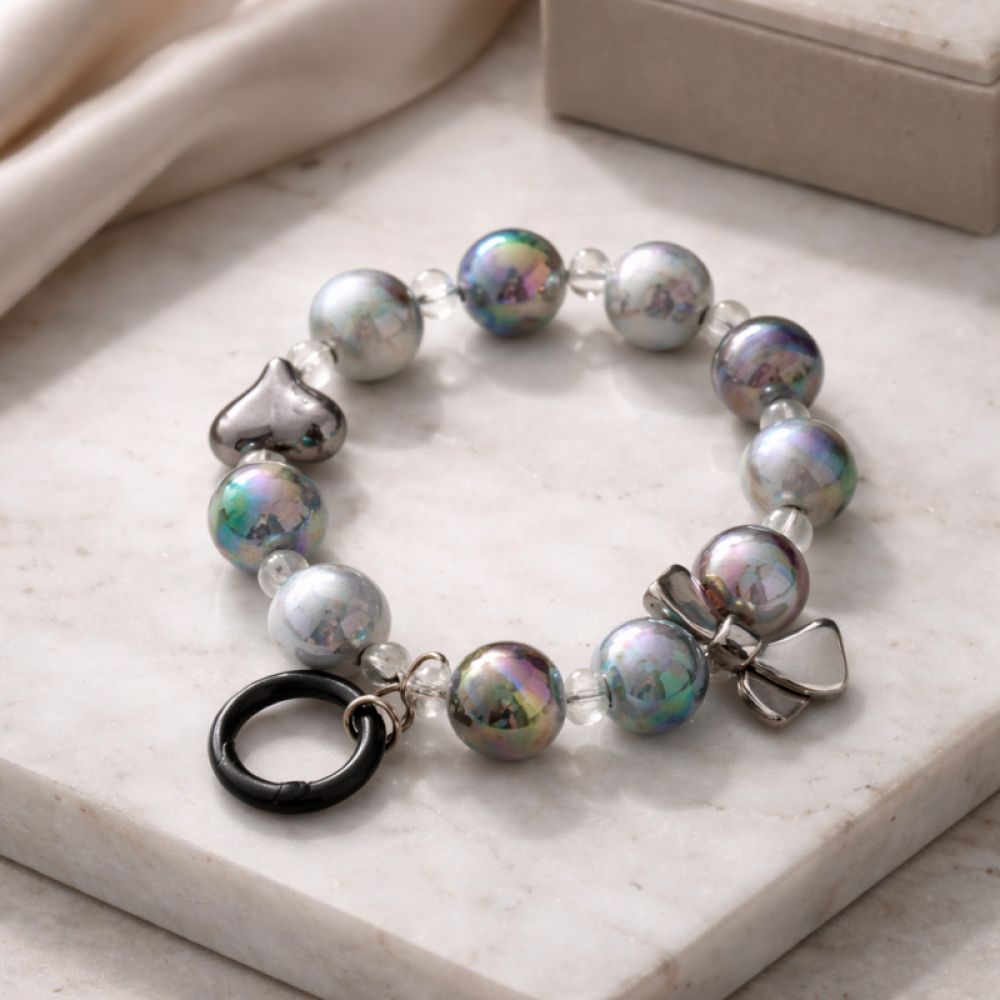 Privezak X-Cell biser crni