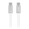 USB kabl (kabal) Forcell F-Energy QC4.0 PD 5A 240W USB C (Type C) na USB C (Type C) Cafule Flat 1,2 m beli