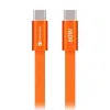 USB kabl (kabal) Forcell F-Energy QC4.0 PD 3A 60W Type C na  Type C za iPhone 17/17 Pro/17 Pro Max Cafule Flat 1,2 m narandzasti
