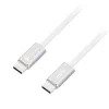USB kabl (kabal) Forcell F-Energy QC4.0 PD 3A 60W Type C na  Type C za iPhone 17/17 Pro/17 Pro Max  Cafule Flat 1,2 m beli