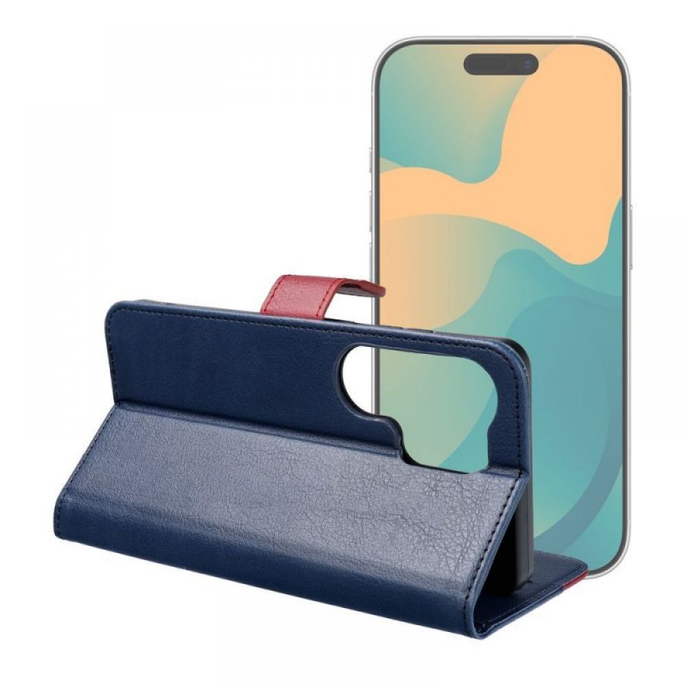 Futrola flip SPLIT BOOK za Xiaomi Redmi Note 15 PRO Plus 5G teget - crvena