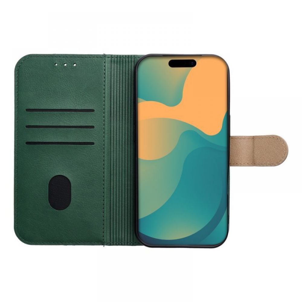 Futrola flip SPLIT BOOK za Xiaomi Redmi Note 15 PRO 5G zelena - zlatna